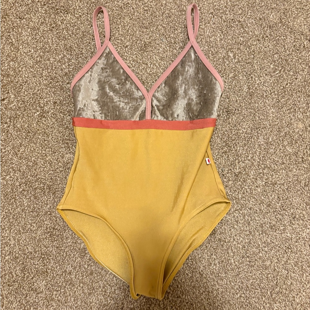Yumiko Yellow and Pink Bodysuit
